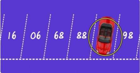 ZANIMLJIVA MOZGALICA: Koji broj se nalazi ispod automobila?