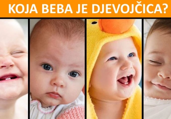 Test inteligencije: Koja od ovih beba je djevojčica?