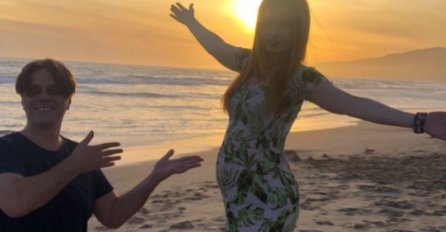 BROJI SATE DO POROĐAJA, ČOMBETOVA ŽENA OBJAVILA SLIKU IZ BOLNICE: Evo kako izgleda sa stomakom do zuba (FOTO)