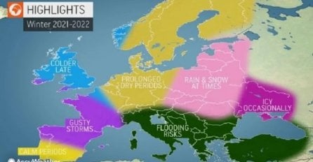 AccuWeather objavio veliku sezonsku prognozu:  Oluje i jaki vjetrovi, poplave - Evo kakva nam zima dolazi