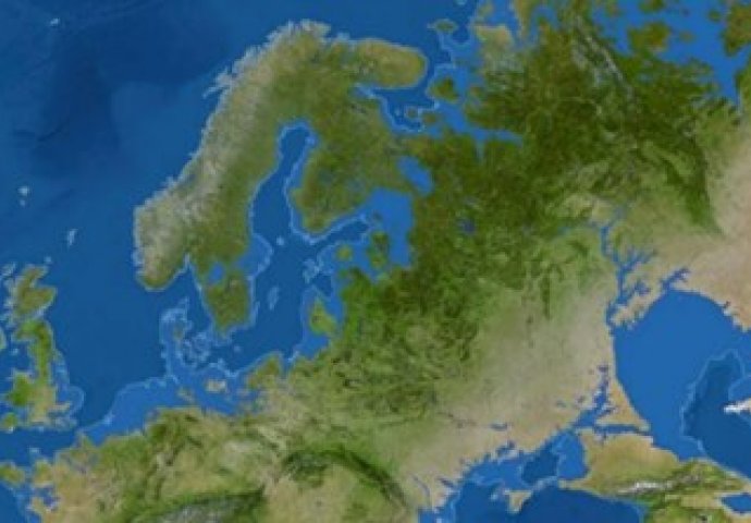 Mapa prikazuje kako bi izgledala Europa da se otopi sav led na Zemlji: POGLEDAJTE ZEMLJE BALKANA 