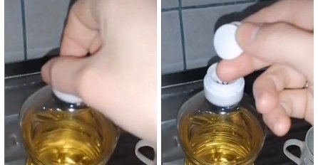 SVI GA BACAMO: Jeste li znali čemu služi ovaj zaštitni čep od ulja? Djevojka otkrila i sve oduševila (VIDEO)
