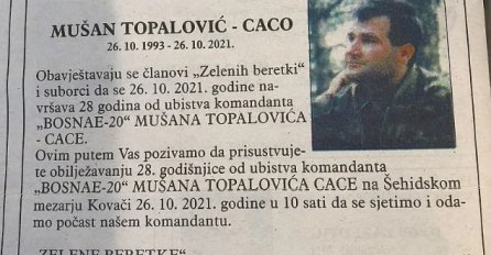 SRAMOTNO! Zelene beretke odale počast Caci dan uoči odluke o podizanju spomenika njegovim žrtvama na Kazanima