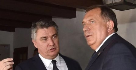 Milorad Dodik danas u Zagrebu sa Zoranom Milanovićem
