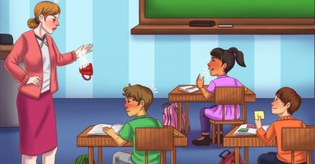 UČITELJICA JE LJUTA, KO JE KRIV: Znate li ko je učiteljici stavio ljepilo na čašu?