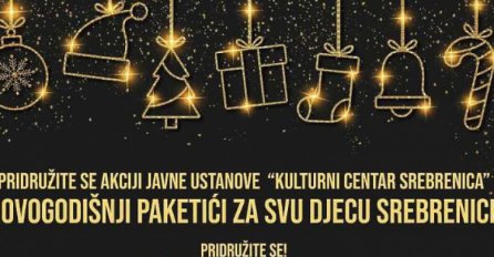 Učestvujte u akciji prikupljanja sredstava za novogodišnje paketiće za svu djecu Srebrenice