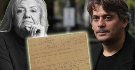 SIN POKOJNE MARINE TUCAKOVIĆ OBJAVIO RUKOPIS IZ NJENE SVESKE: Evo šta je zadnje napisala, riječi koje bole