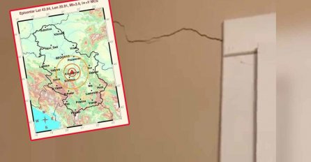 Pogledajte posljedice zemljotresa u Kragujevcu: Objavljen prvi snimak