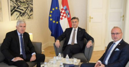 Sastanak Čovića, Plenkovića i Grlić Radmana:  Istakli “tri ključne stvari” u BiH