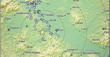 Novi zemljotres u Hrvatskoj