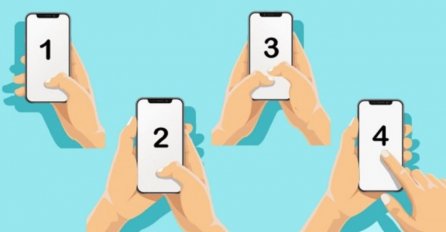 KAKO TRENUTNO DRŽITE SVOJ TELEFON U RUCI: Odaberite broj - EVO ŠTA TO OTKRIVA O VAMA