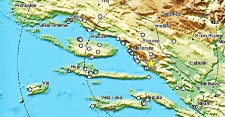 Dva zemljotresa noćas pogodila Hrvatsku