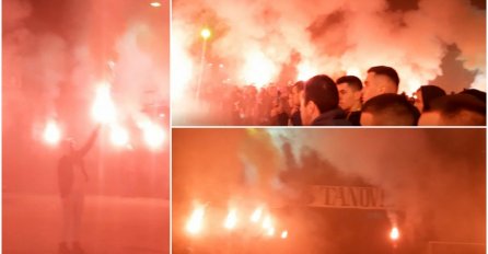 Emotivno: Drugovi preminulog mladića Farisa Tanovića priredili bakljadu