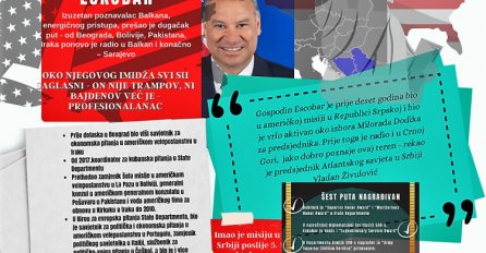 Ko je ustvari Gabriel Escobar? Ničiji čovjek koji ima energiju i veoma dobro poznaje Balkan