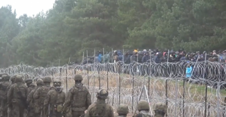 Neredi na granici Poljske i Bjelorusije, stotine migranata pokušavaju ući u EU
