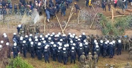 Haos na granici: Migranti probili ogradu i ušli u Poljsku