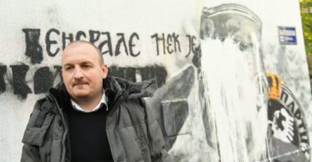 Žujović: Opet ću uništiti mural Ratka Mladića