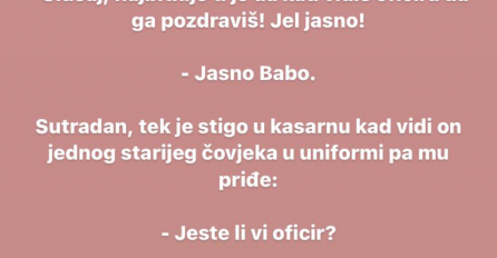 VIC: Babo Muji dao savjet