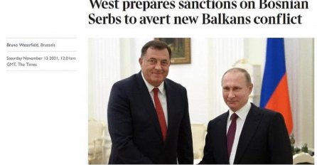 The Times: Zapad priprema sankcije za lidere bosanskih Srba kako bi se izbjegao novi rat