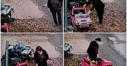 OVAJ SNIMAK JE NALJUTIO BALKAN: Pogledajte šta je baka uradila na igralištu, pogledala da li je neko gleda, a onda.. (VIDEO)