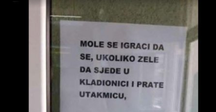 HIT poruka na vratima jedne kladionice postala je hit na društvenim mrežama: Evo šta mole igrače (FOTO)