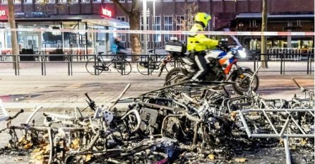 Nastavak nasilnih protesta u Nizozemskoj: Haos na ulicama Haga i prekid dvije utakmice