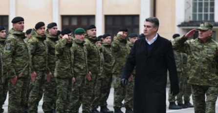 Predsjednik Hrvatske Milanović ispratio 130 vojnika u NATO operaciju KFOR-a na Kosovu