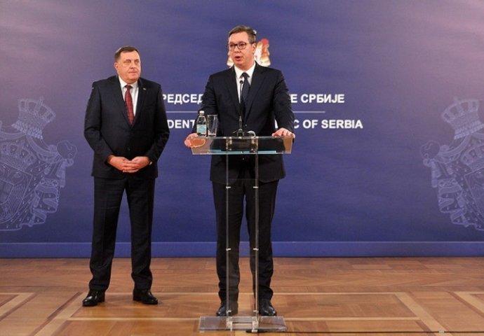 Dodik se sastao sa Vučićem u Beogradu