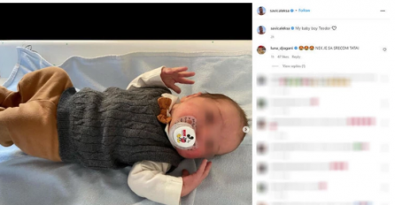 ZADRUGAR POSTAO OTAC, DOBIO SINA: Objavio prvu sliku, Luna Đogani mu odmah čestitala