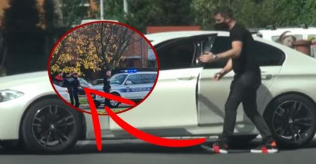 OPKOLJEN NASRED ULICE - INTERVENTNA POLICIJA ZAUSTAVILA MARKA MILJKOVIĆA: Evo šta se desilo