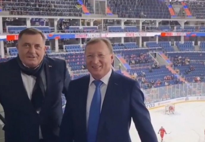Dodik nakon sastanka sa Putinom pratio hokejaški meč