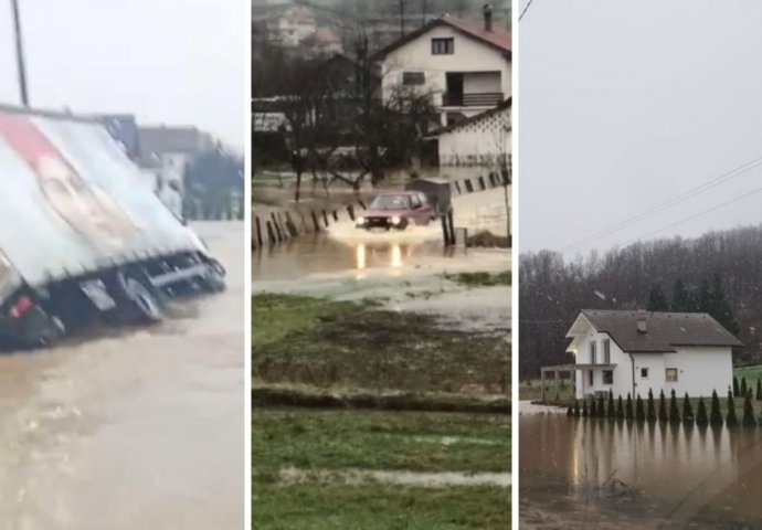 Ponovo haos u BiH: Padavine uzrokovale nove poplave u Kiseljaku
