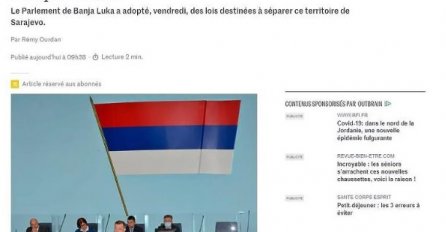 Le Monde: Zaključci NSRS-a mogu izazvati rat, a neuspjeh Dodika je izostanak podrške opozicije