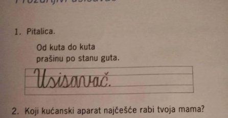 "Koji kućanski aparat najčešće koristi tvoja mama?":  DJEČAK HIT ODGOVOROM NASMIJAO SVE - evo šta je napisao (FOTO)
