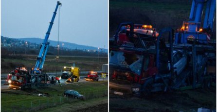 Teška saobraćajna nesreća u Hrvatskoj: Nekoliko automobila ispalo s kamiona koji se prevrnuo