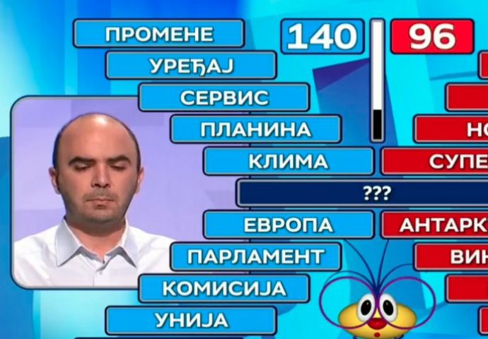 Ružna scena u Slagalici - TAKMIČAR DAO TAČAN ODGOVOR, A VODITELJICA GA ISPRAVILA: Evo zbog čega, je li ovo bio ispravan odgovor?