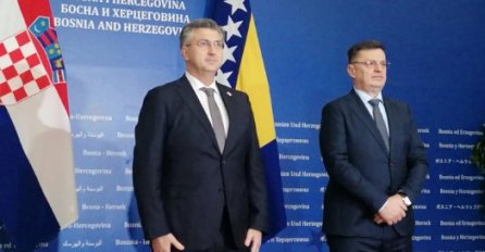 Andrej Plenković stigao u Sarajevo, dočekao ga predsjedavajući Vijeća ministara BiH Zoran Tegeltija