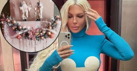 JELENA KARLEUŠA OKITILA NOVOGODIŠNJU JELKU, SVI GLEDAJU 1 DETALJ: Tek stiglo na kućnu adresu, ODMAH SE POHVALILA (FOTO)