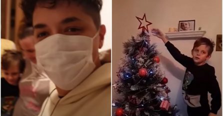 Marija Šerifović obradovala dječaka Imrana: Donijela mu svoju jelku