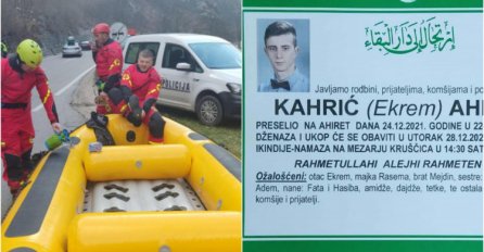 Ovo je nastradali mladić koji je prije tri dana automobilom sletio u rijeku Vrbas, sutra mu dženaza