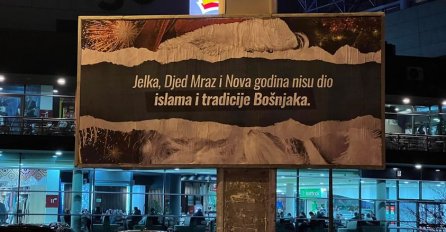 U Zenici osvanuli billboardi: Jelka, Djed Mraz i Nova godina nisu dio tradicije
