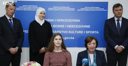 Novalić i Dujmović primili najbolju bh. plivačicu Lanu Pudar