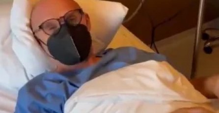 Mili se sa infuzijom u ruci i pod bolovima oglasio iz BOLNIČKE POSTELJE!