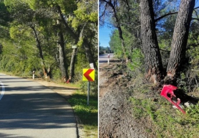 Detalji nesreće na Korčuli: Mladići su išli u Golfu 3 neprimjerenom brzinom, nema tragova kočenja