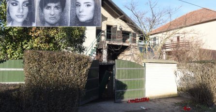 TUGA I MUK ISPRED KUĆE U SOMBORU Ruže i svijeće ispred kapije za ubijene djevojke i njihovu majku, poznato vrijeme sahrane 