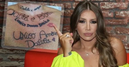 'DALILA JE JEDINA LJUBAV NA SVIJETU' On je istetovirao njeno ime preko cijelog grudnog koša, KAKO ĆE DEJAN REAGOVATI KAD SAZNA (FOTO)