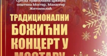 Tradicionalni Božićni koncert će se održati u Mostaru 8. januara