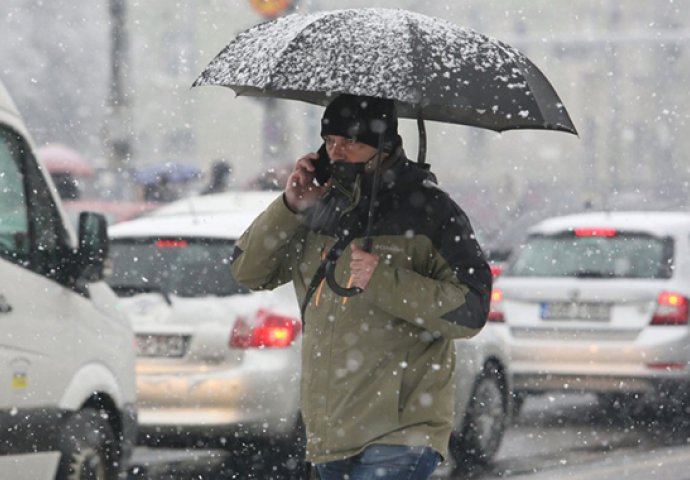 VREMENSKA PROGNOZA ZA SUTRA: U jutarnjim satima slab snijeg 