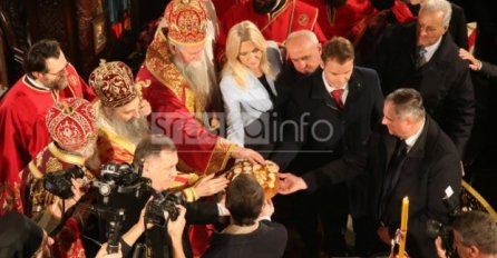 Ljuti politički rivali: Dodik, Cvijanović, Stanivuković, Višković, Đokić zajedno u crkvi