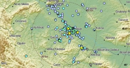 Zemljotres noćas pogodio Hrvatsku